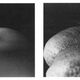 A la izquierda, el punto de vista de una mujer que mira su trasero por debajo de su brazo. A la derecha, la venus de Willendorf desde la misma perspectiva